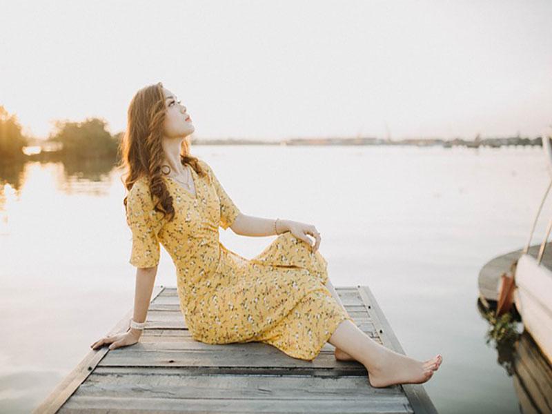 lavender suit dress